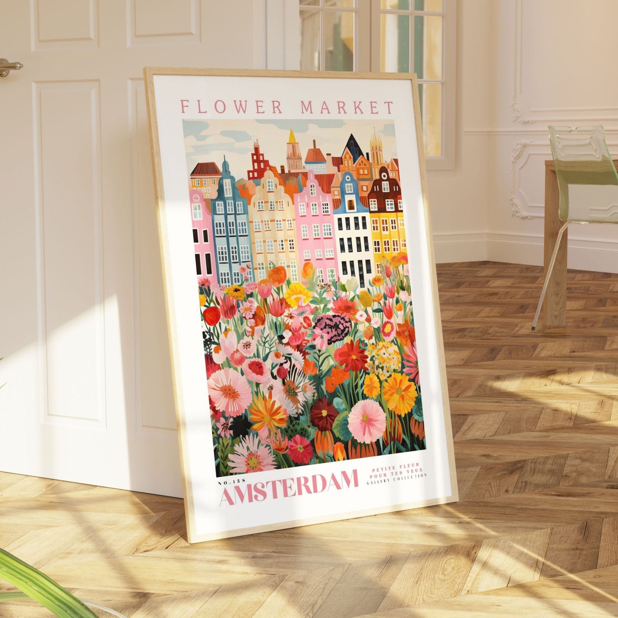 Amsterdam Flower Market Poster - Posters - Enchanted Sights