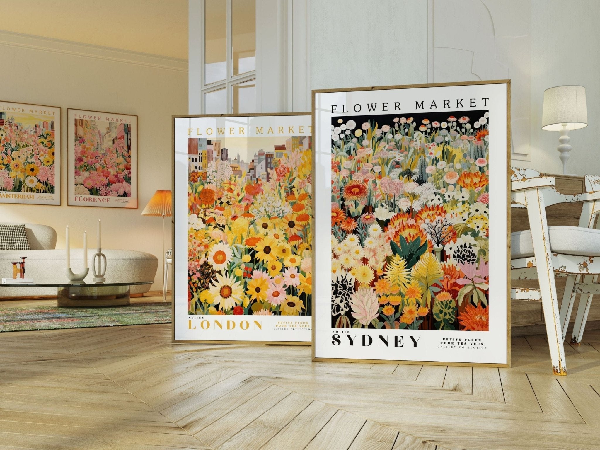 Amsterdam Flower Market Poster - Posters - Enchanted Sights