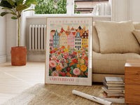 Amsterdam Flower Market Poster - Posters - Enchanted Sights