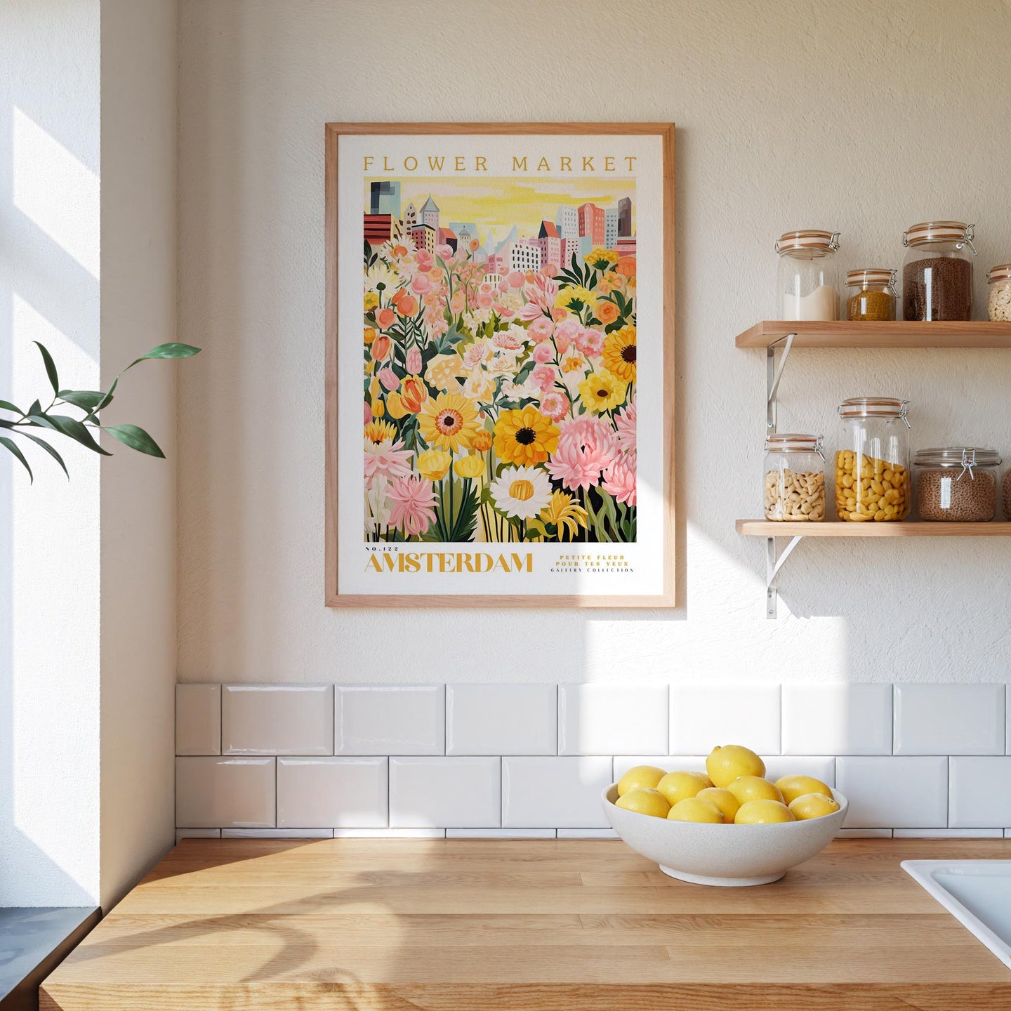 Amsterdam Flower Market Poster - Posters - Flower Poster
