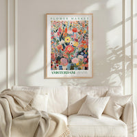 Amsterdam Flower Market Poster - Posters - Flower Poster