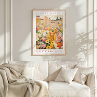 Arezzo Flower Market Poster - Posters - Flower Poster