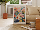 Athens Flower Market Poster - Posters - Enchanted Sights