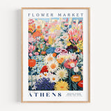 Athens Flower Market Poster - Posters - Enchanted Sights