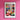 a flower market poster hanging on a pink wall