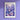 a purple flower market poster hanging on a wall