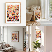 a living room filled with furniture and paintings
