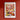 a red wall with a flower market poster on it