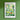 a green wall with a picture of flowers on it