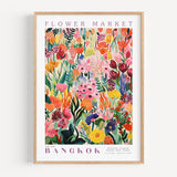 Bangkok Flower Market Poster - Posters - Enchanted Sights