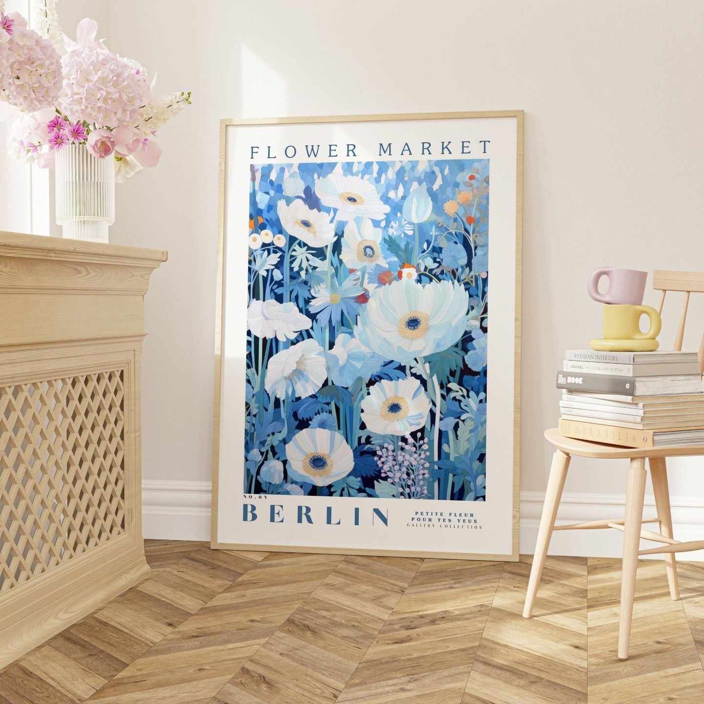 Berlin Flower Market Poster - Posters - Enchanted Sights