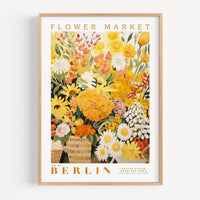 Berlin Flower Market Poster - Posters - Enchanted Sights