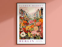 Berlin Flower Market Poster - Posters - Enchanted Sights