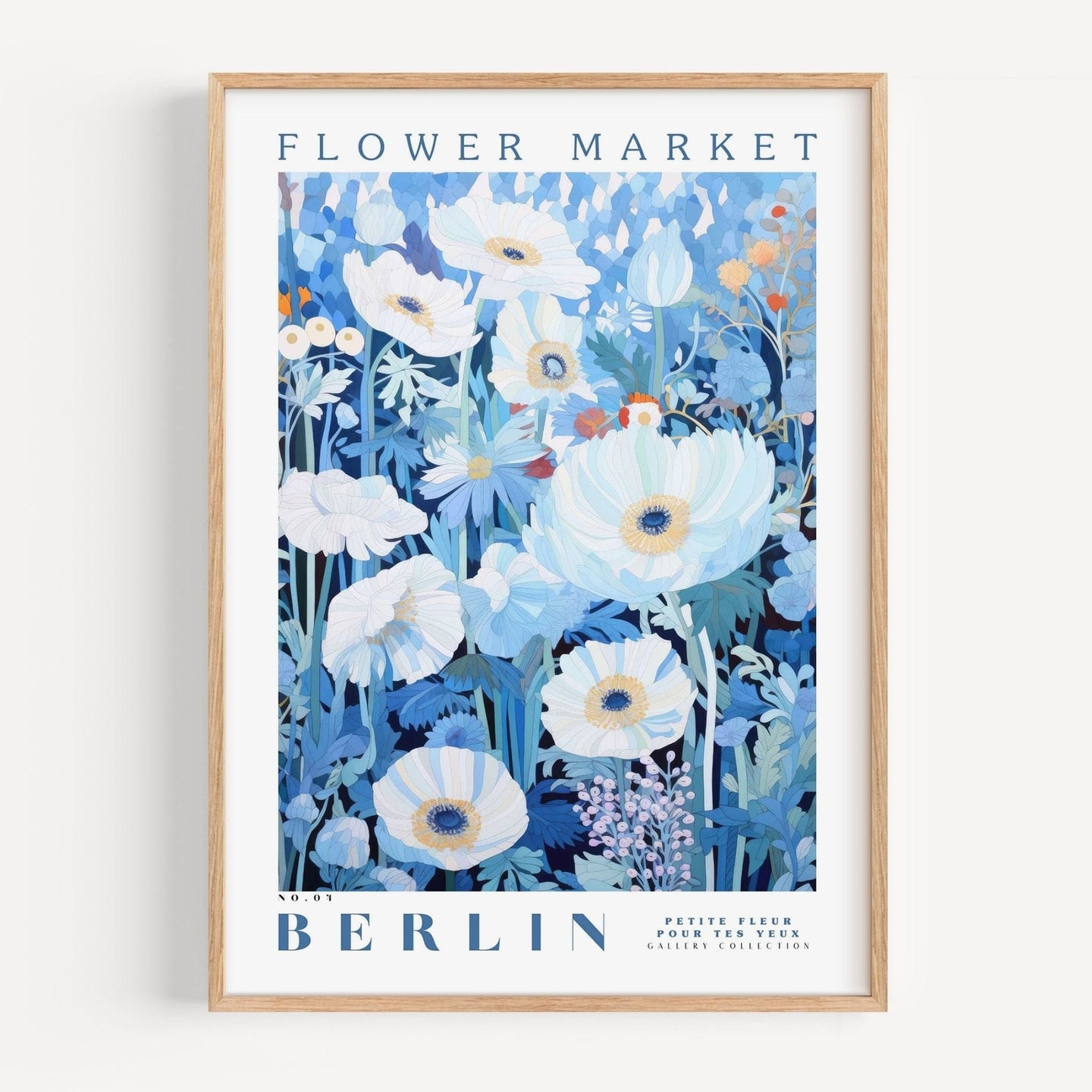 Berlin Flower Market Poster - Posters - Enchanted Sights