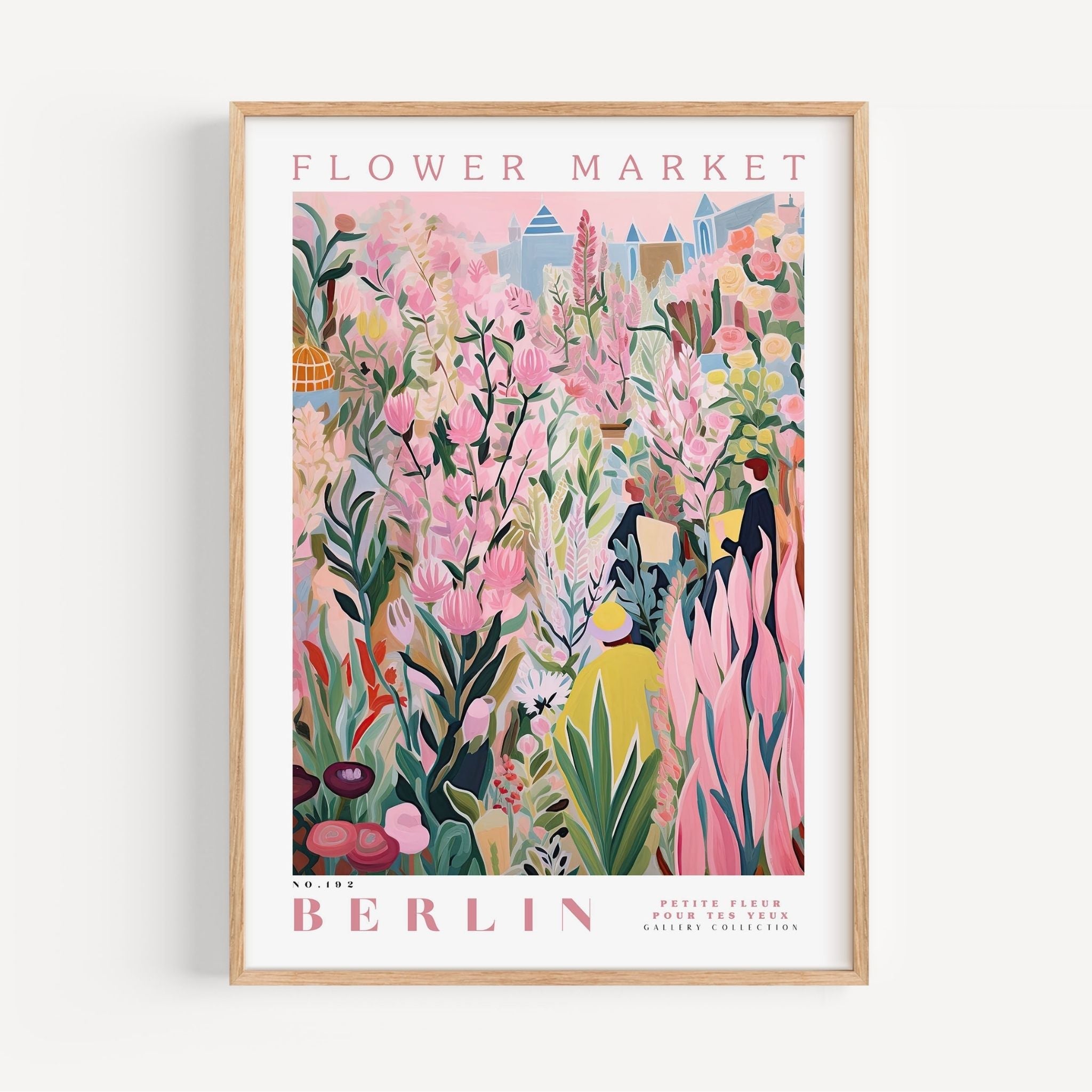 Berlin Flower Market Poster - Posters - Enchanted Sights