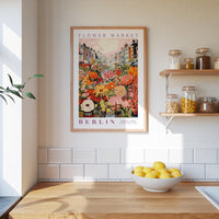Berlin Flower Market Poster - Posters - Flower Poster