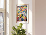 Bogota Flower Market Poster - Posters - Enchanted Sights