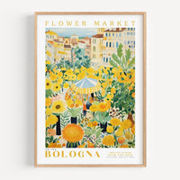 Bologna Flower Market - posters - Enchanted Sights