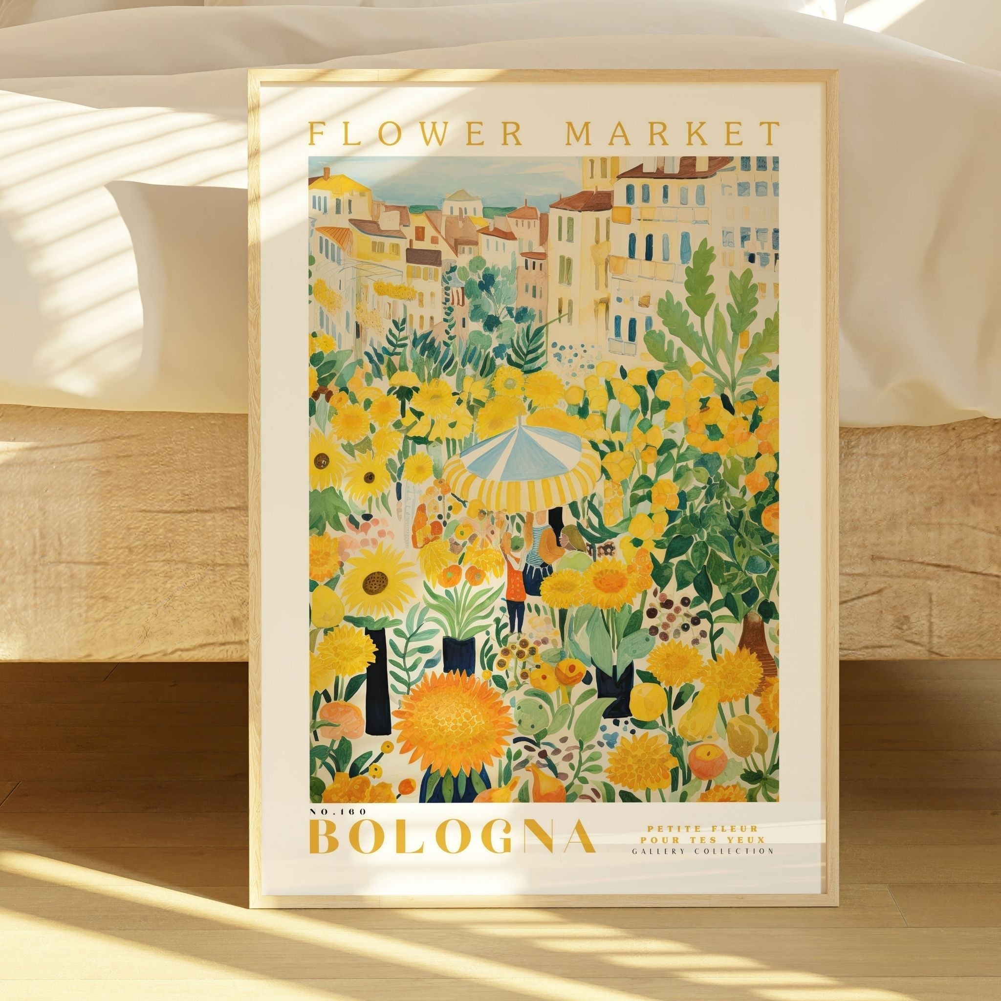 Bologna Flower Market - posters - Enchanted Sights