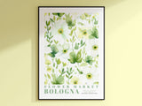 Bologna Flower Market Poster - Posters - Enchanted Sights