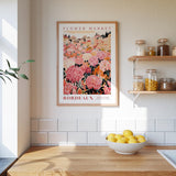 Bordeaux Flower Market Poster - Posters - Flower Poster