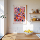 Brussels Flower Market Poster - Posters - Flower Poster