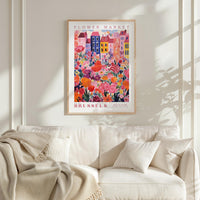 Brussels Flower Market Poster - Posters - Flower Poster