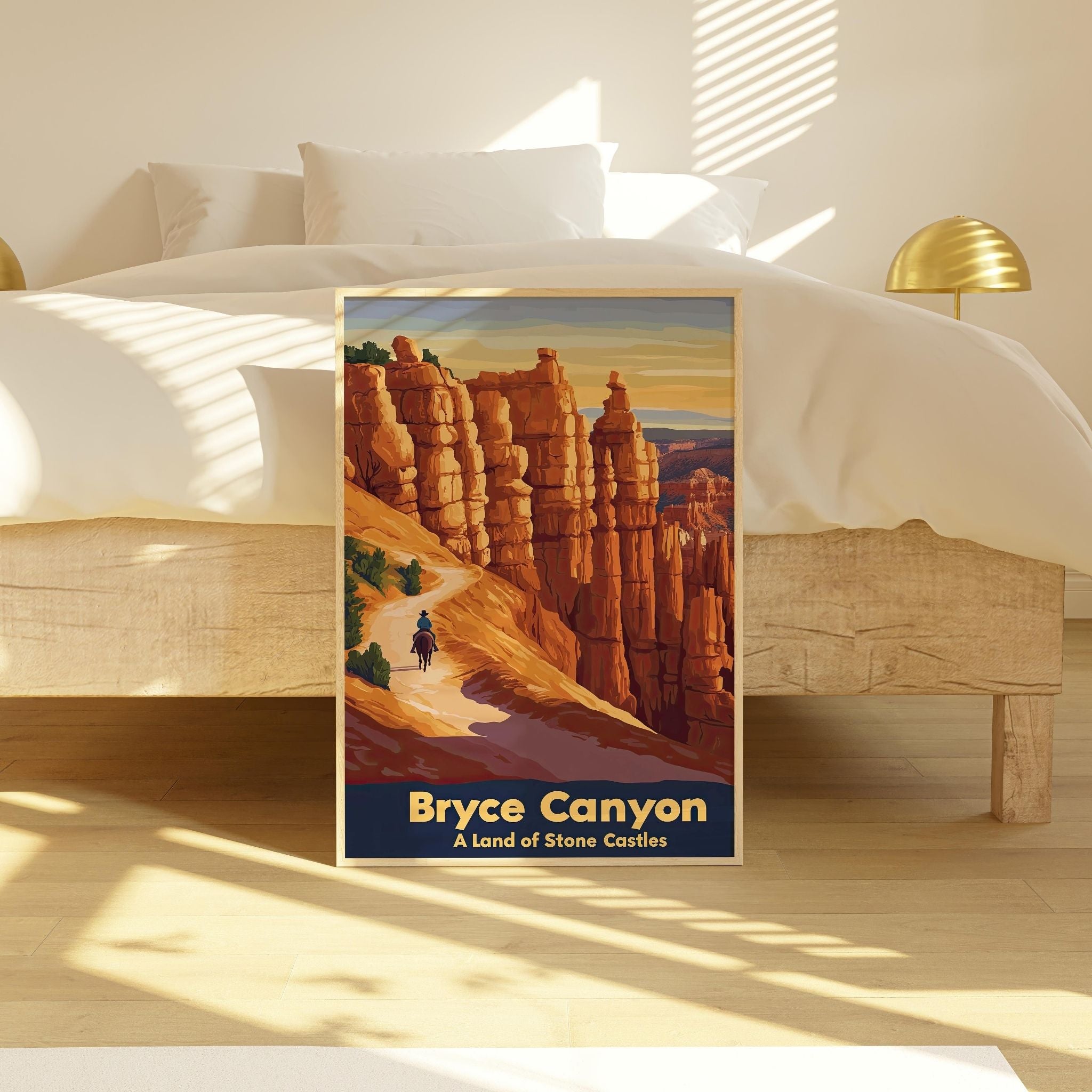 Bryce Canyon Retro National Park Poster - Poster - Enchanted Sights