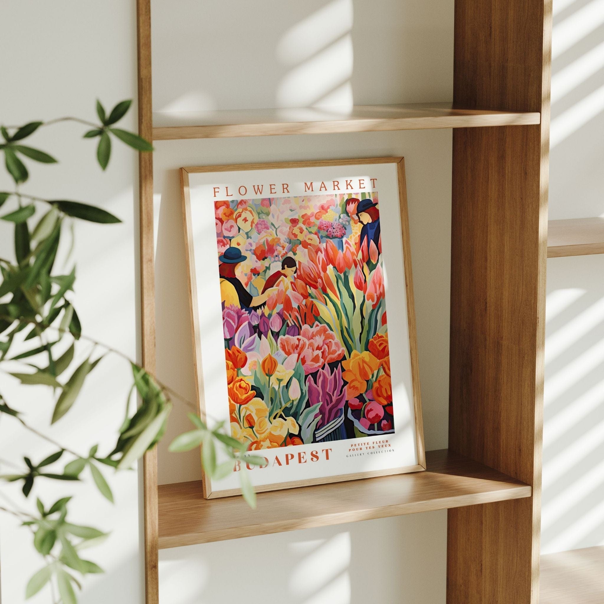 Budapest Flower Market Poster - Posters - Enchanted Sights
