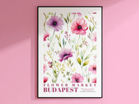 Budapest Flower Market Poster - Posters - Enchanted Sights