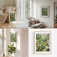 a living room filled with furniture and flowers