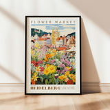 a picture of a flower market in the middle of a room