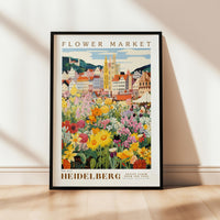a picture of a flower market in the middle of a room