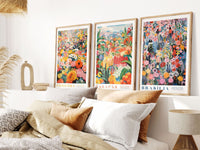 Caracas Flower Market Poster - Posters - Enchanted Sights