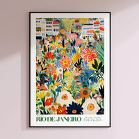 a poster hanging on the wall of a room
