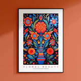 a picture of a vase with flowers on it