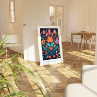 a picture of a room with chairs and a table