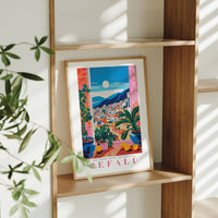 Cefalu Travel Poster - Posters - Enchanted Sights