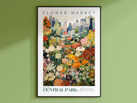 Central Park Flower Market Poster - Posters - Enchanted Sights