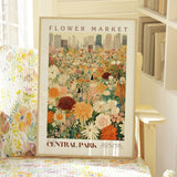 Central Park Flower Market Poster - Posters - Enchanted Sights