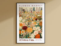 Central Park Flower Market Poster - Posters - Enchanted Sights