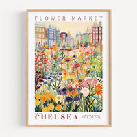 Chelsea Flower Market Poster - Enchanted SightsPostersEnchanted Sights