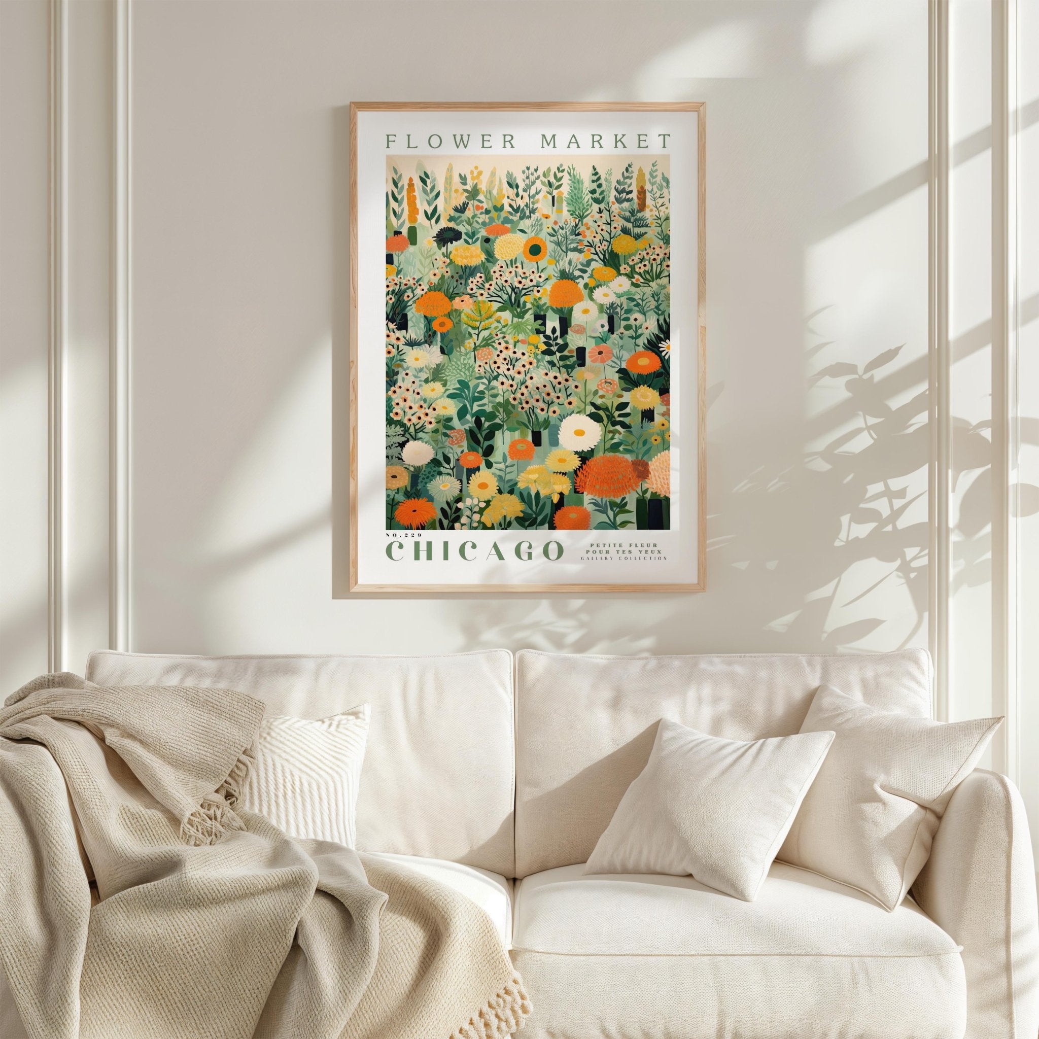 Chicago Flower Market Poster - Poster - Flower Poster