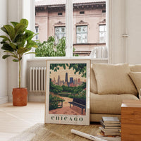 Chicago Travel Poster - Poster - Enchanted Sights