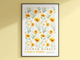 Cinque Terre Flower Market Poster - Posters - Enchanted Sights