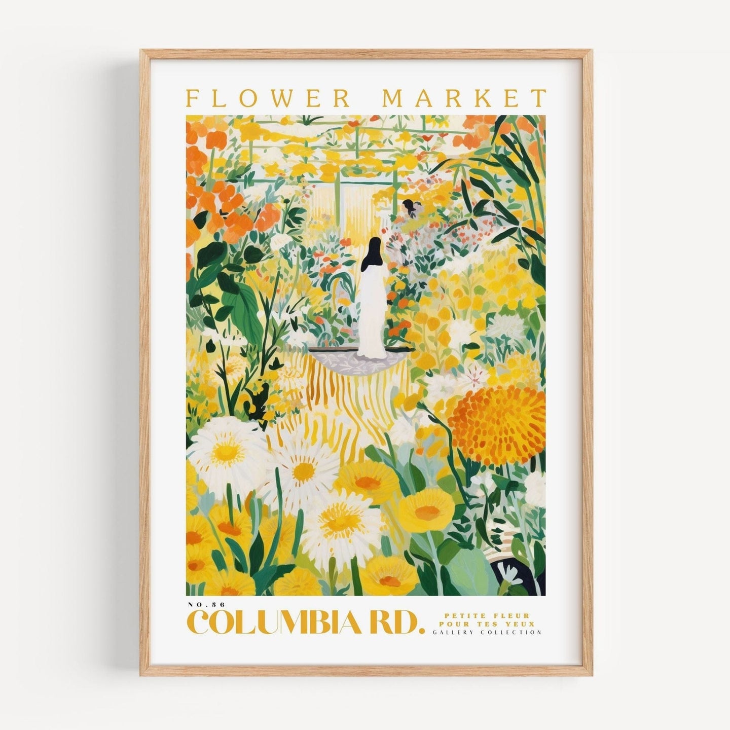 Columbia Road (London) Flower Market Poster - Posters - Enchanted Sights