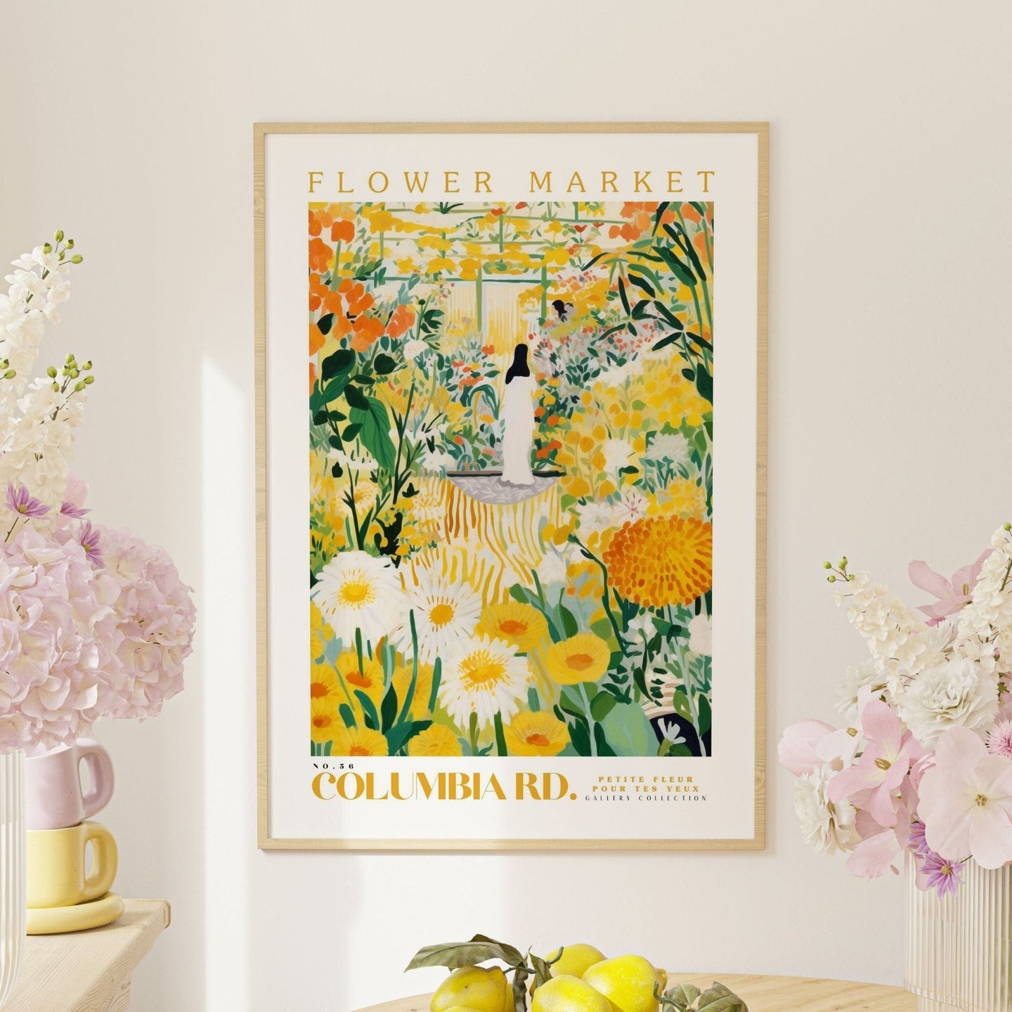 Columbia Road (London) Flower Market Poster - Posters - Enchanted Sights