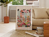 Copenhagen Flower Market Poster - Posters - Enchanted Sights