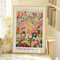 Copenhagen Flower Market Poster - Posters - Enchanted Sights