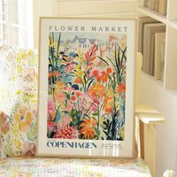 Copenhagen Flower Market Poster - Posters - Enchanted Sights